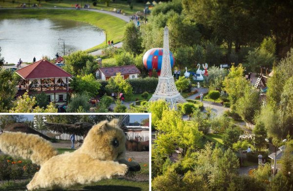 Парк топиарного искусства сады мечты Абакан