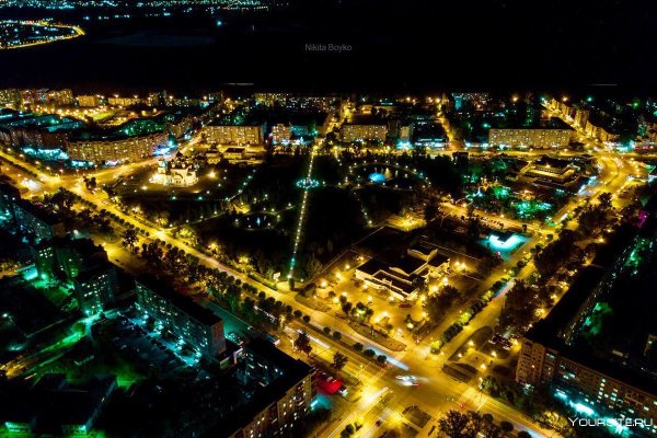 Город Абакан с птичьего полета