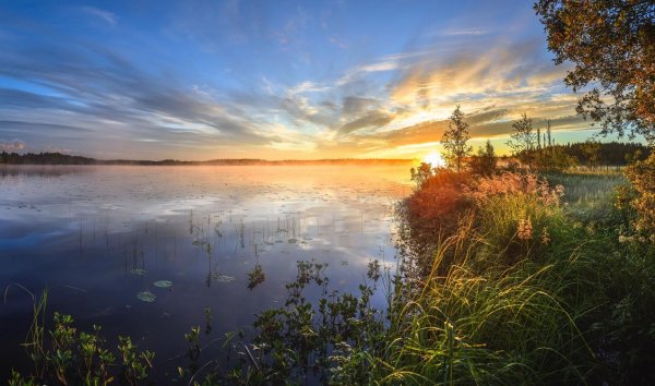 Рассвет на реке