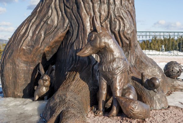 Златоуст красная горка парк Бажова