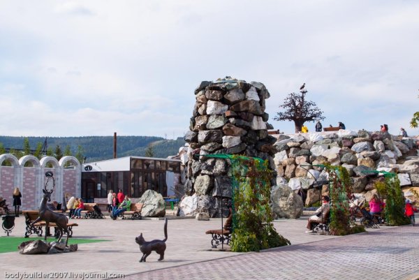 Парк Бажова Златоуст колокольня