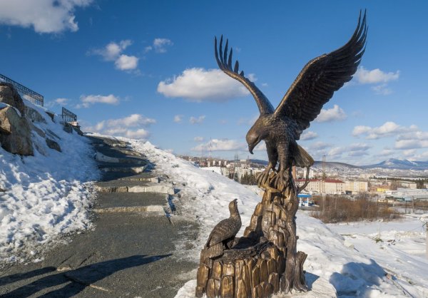 Златоуст красная горка парк Бажова