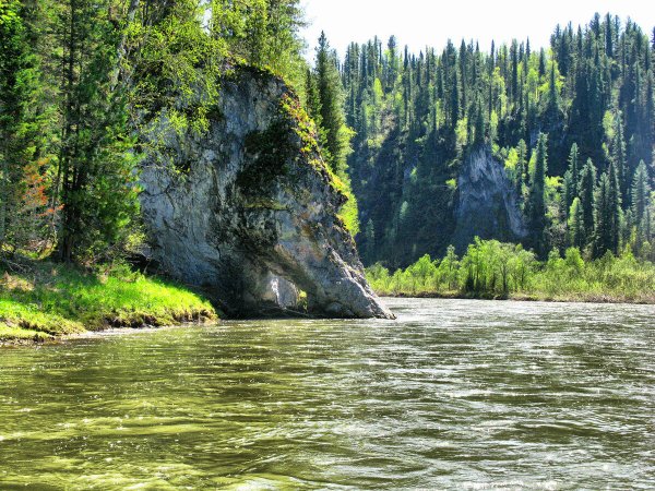 Река Мрассу Горная Шория