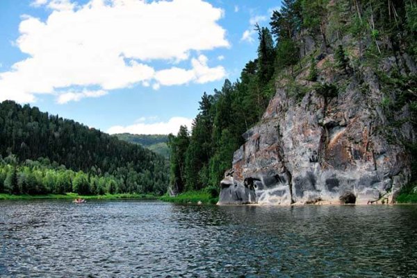 Река Мрас-Су в Кемеровской области