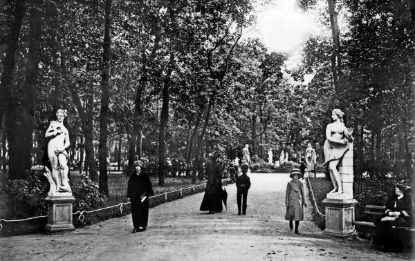 Летний сад Питер 19 век