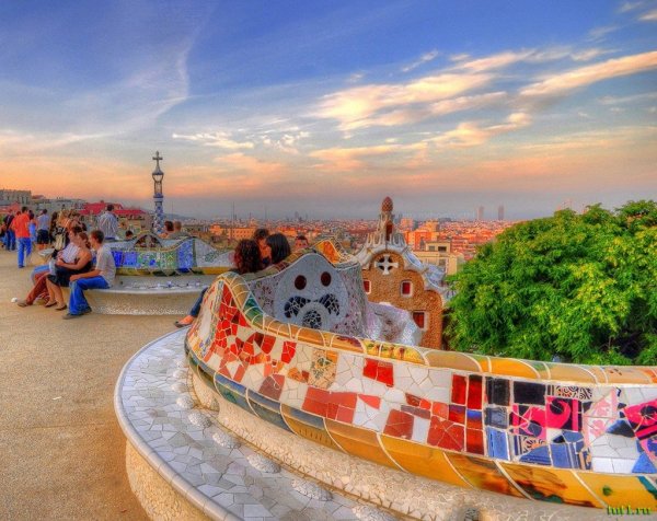 Антонио Гауди парк Гуэля