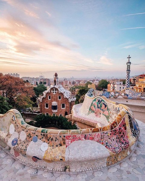 Парк Гуэль а.Гауди (Испания)
