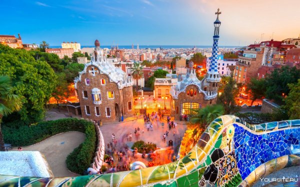 Испания Барселона парк Гауди