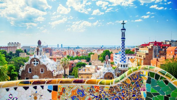 Испания парк Гауди