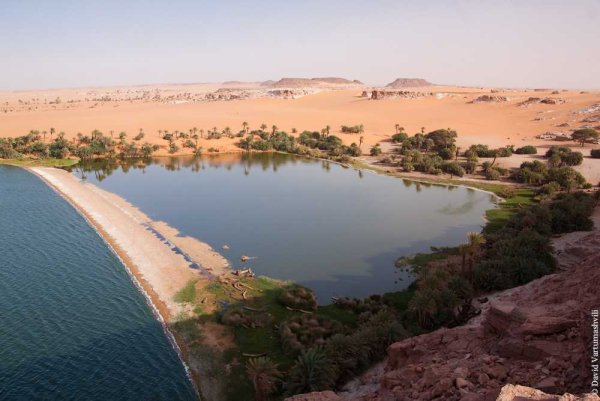 Озеро Чад в Африке