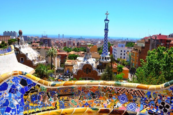 Парк Гуэль 1900 1914 Барселона