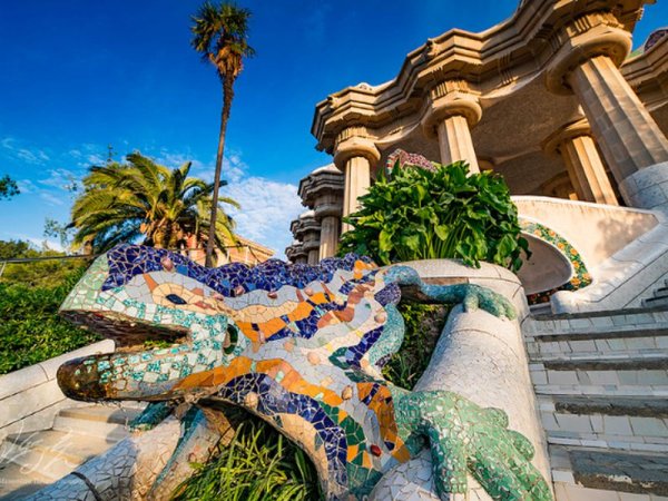 Парк Гауди (парк Гуэля) генплан