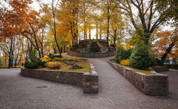 Краснодар парк Горького осенью