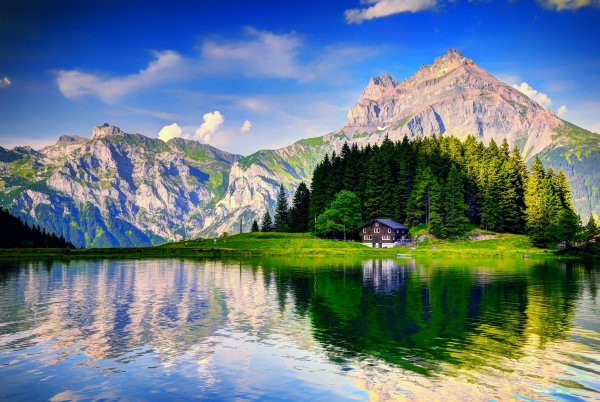 Озеро Зееальп, Швейцария