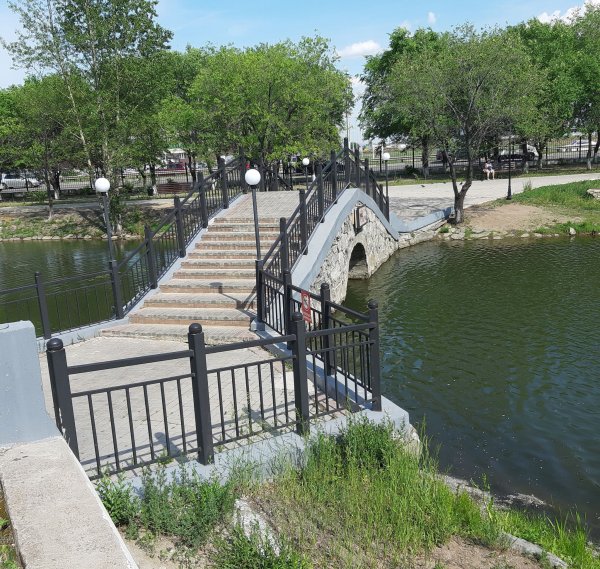 Парк дружбы в Благовещенске Амурской области