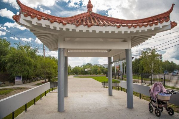 Парк дружбы в Благовещенске Амурской области