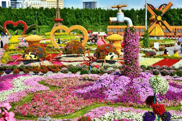 Сад чудес Объединенные арабские эмираты Дубай сад Дубаи Миракл