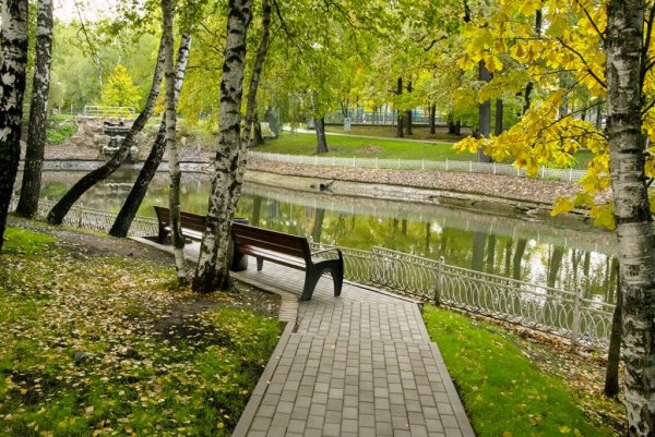 Москва Лианозово осенью