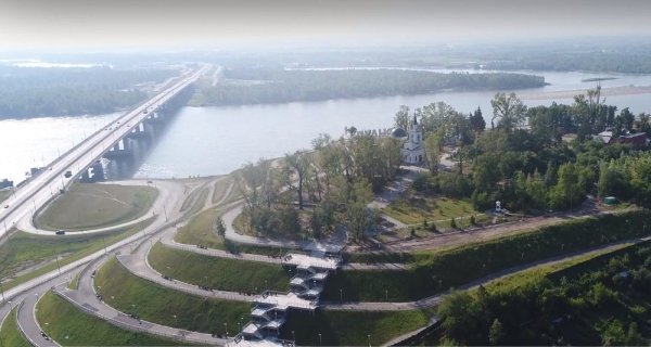 Барнаул Нагорный парк набережная