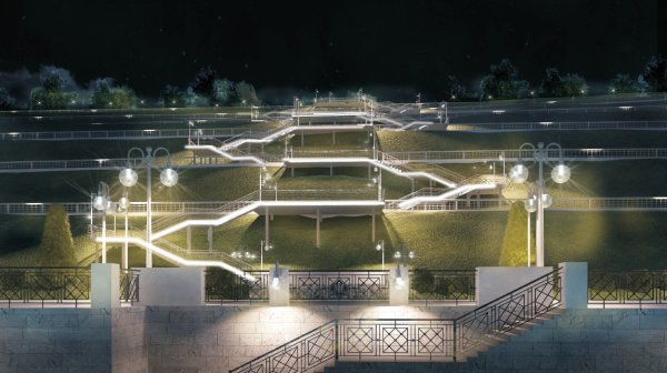 Барнаул Нагорный парк набережная