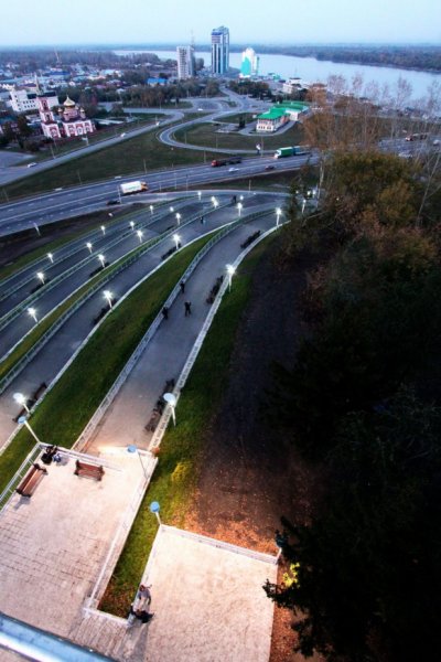 Барнаул с Нагорного парка