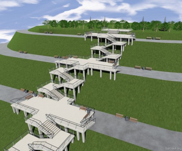 Барнаул ВДНХ Нагорный парк