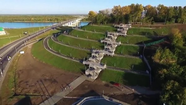 Нагорный парк города Барнаула