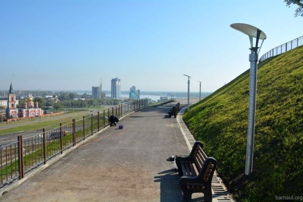 Вид с Нагорного парка Барнаул