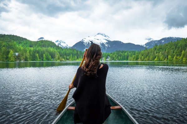 Девушки на озере