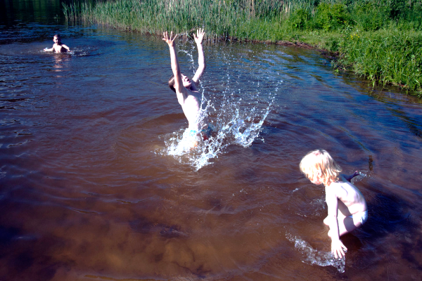 Пруд для купания