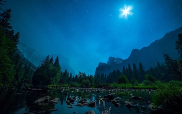 Пейзаж ночь