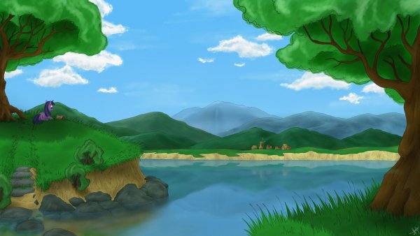 Сказочная речка для детей