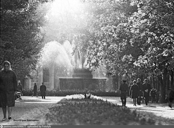 Фонтан парка Орленок Воронеж