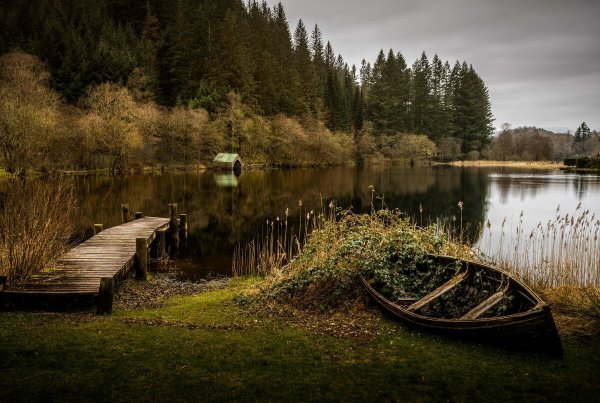 Андре Косслик лодка озеро