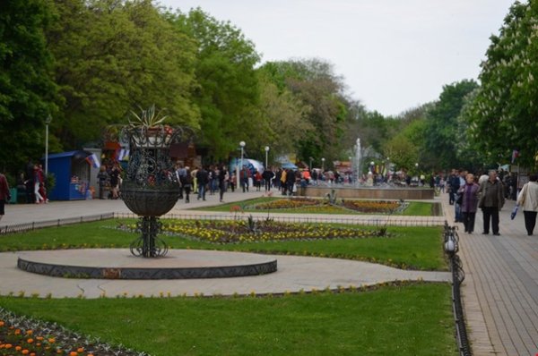 Ейск парк Поддубного аллеи