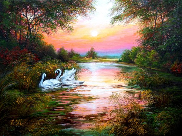 Художник Кораблева Елена Николаевна картина лето