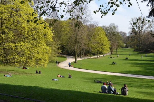 Парк Хофгартен Дюссельдорф