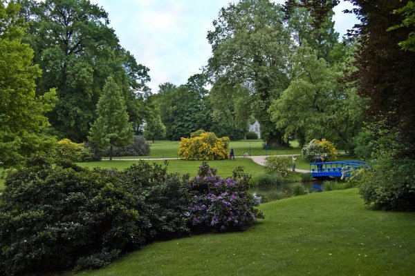 Ботанический сад пейзажный стиль