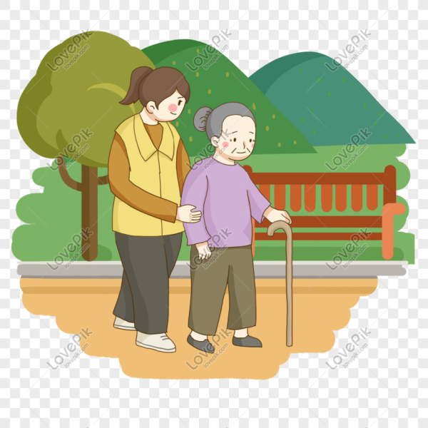 Дом престарелых рисунок