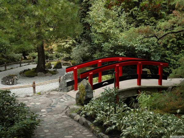 Лавочка Япония парк