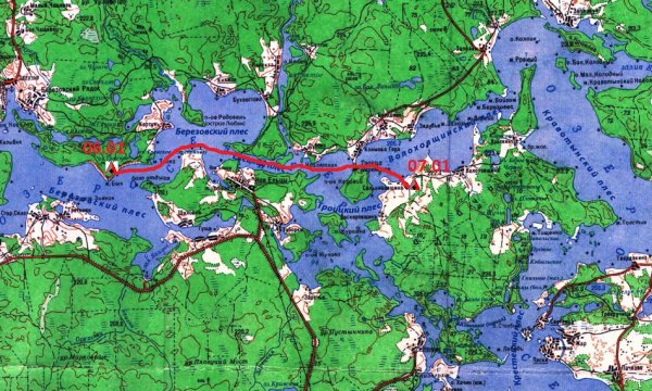 Остров хачин на Селигере карта