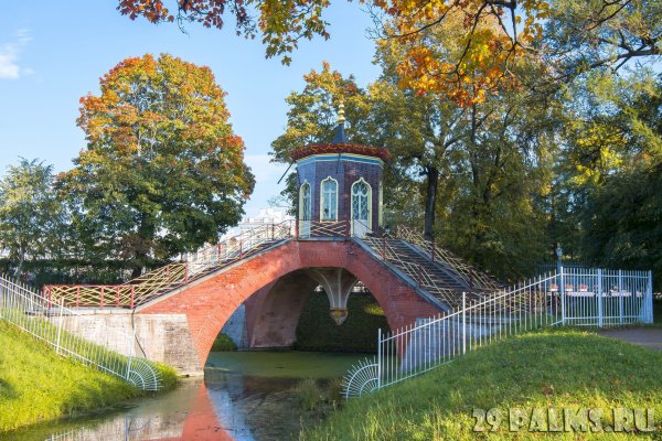 Крестовый мост руины Александровский парк