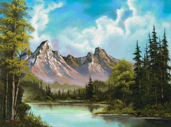 Художник пейзажист Боб Росс