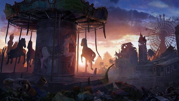 Парк аттракционов постап