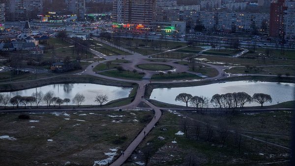 Парк Пожарников в Купчино