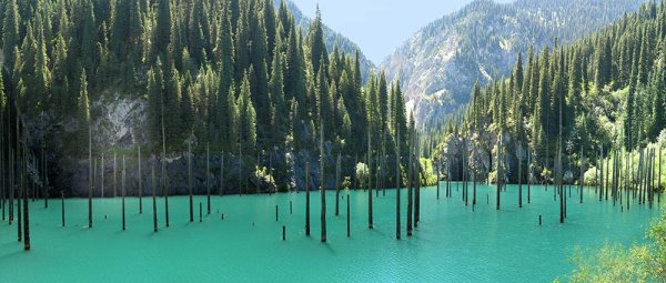 Сказки затонувшего леса озера Каинды