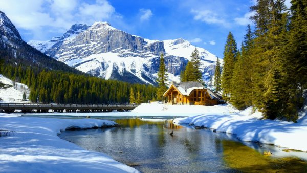 Canadian Rockies зима