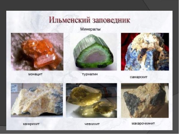 Ильменский заповедник минералы Челябинская область