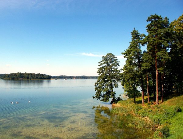Голубое озеро в Сосновом Бору