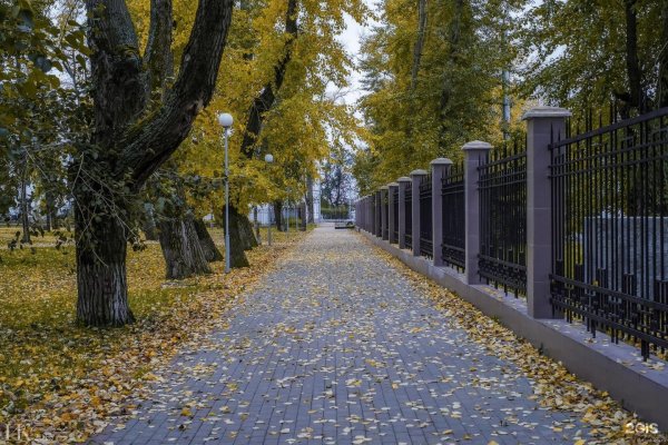 Осень в Петровском парке в Архангельске